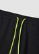 Bermuda neri in misto cotone con vita elasticizzata regular fit_5