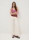 Pink fitted stretch cotton tank top_1