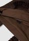 Brown woven paper fabric bag with internal pocket_2