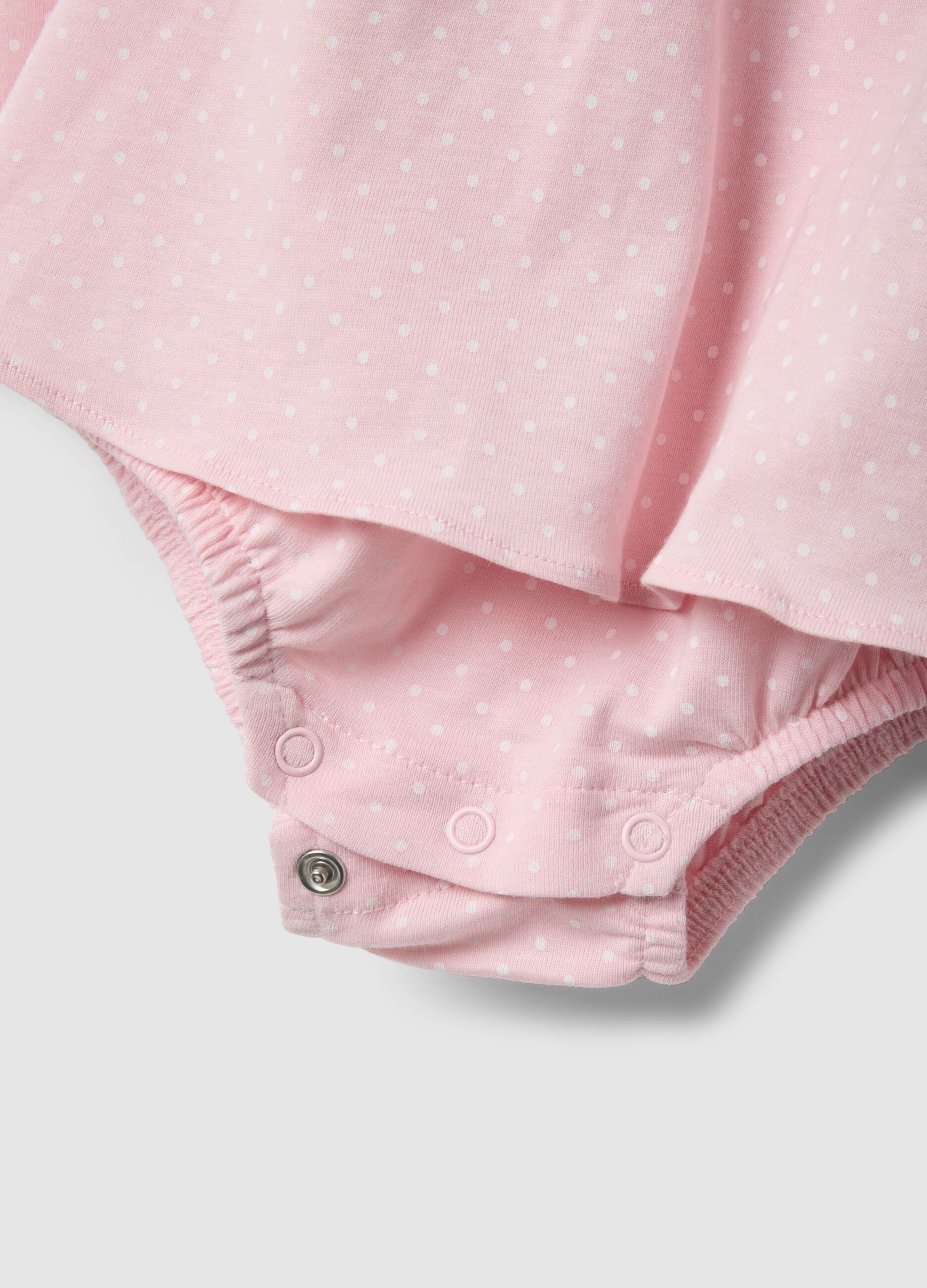 Multicolour pure cotton romper for baby girl