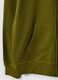 Green organic cotton hooded sweatshirt, regular fit, for boys_2
