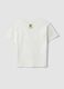 Kids&rsquo; white pure cotton T-shirt with Stumble Guys print, regular fit_1