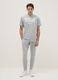 Grey pure cotton regular fit T-shirt with Everlast logo_1