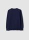 Blue long-sleeve pure cotton regular-fit top for boys_1