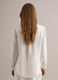 Regular fit pure white linen shirt_3