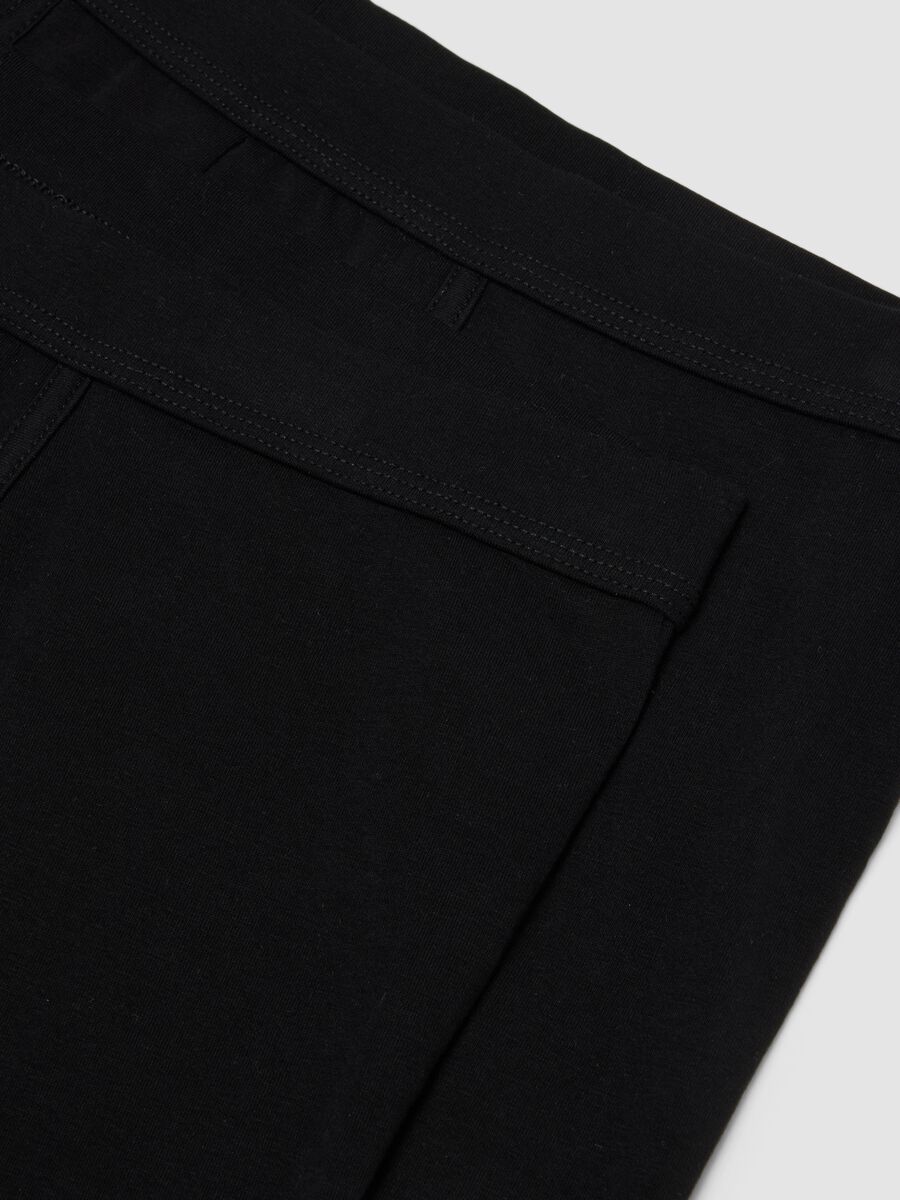 2-pack of black midi boxer briefs in stretch Supima cotton_5