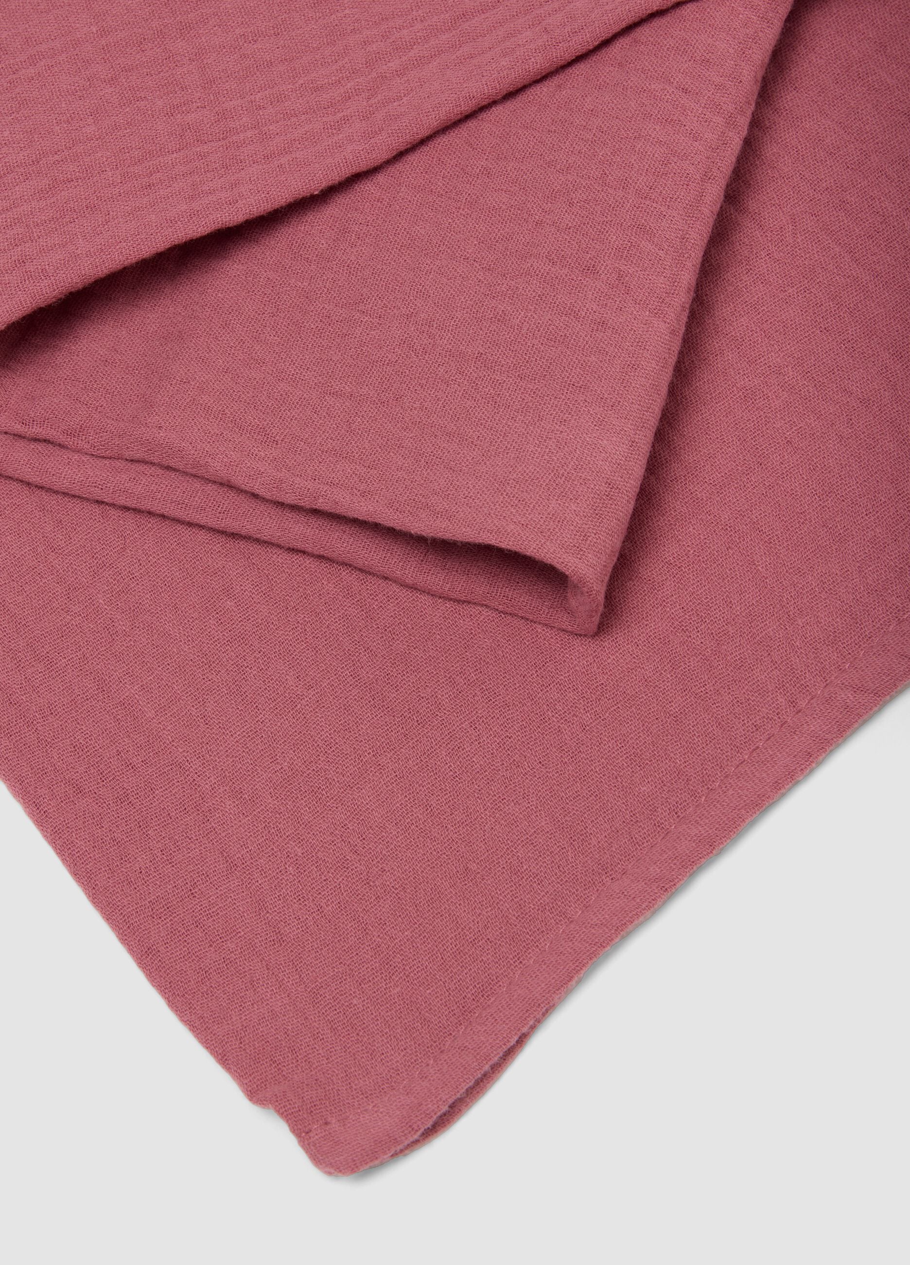 2-pack pink pure cotton baby girl blankets