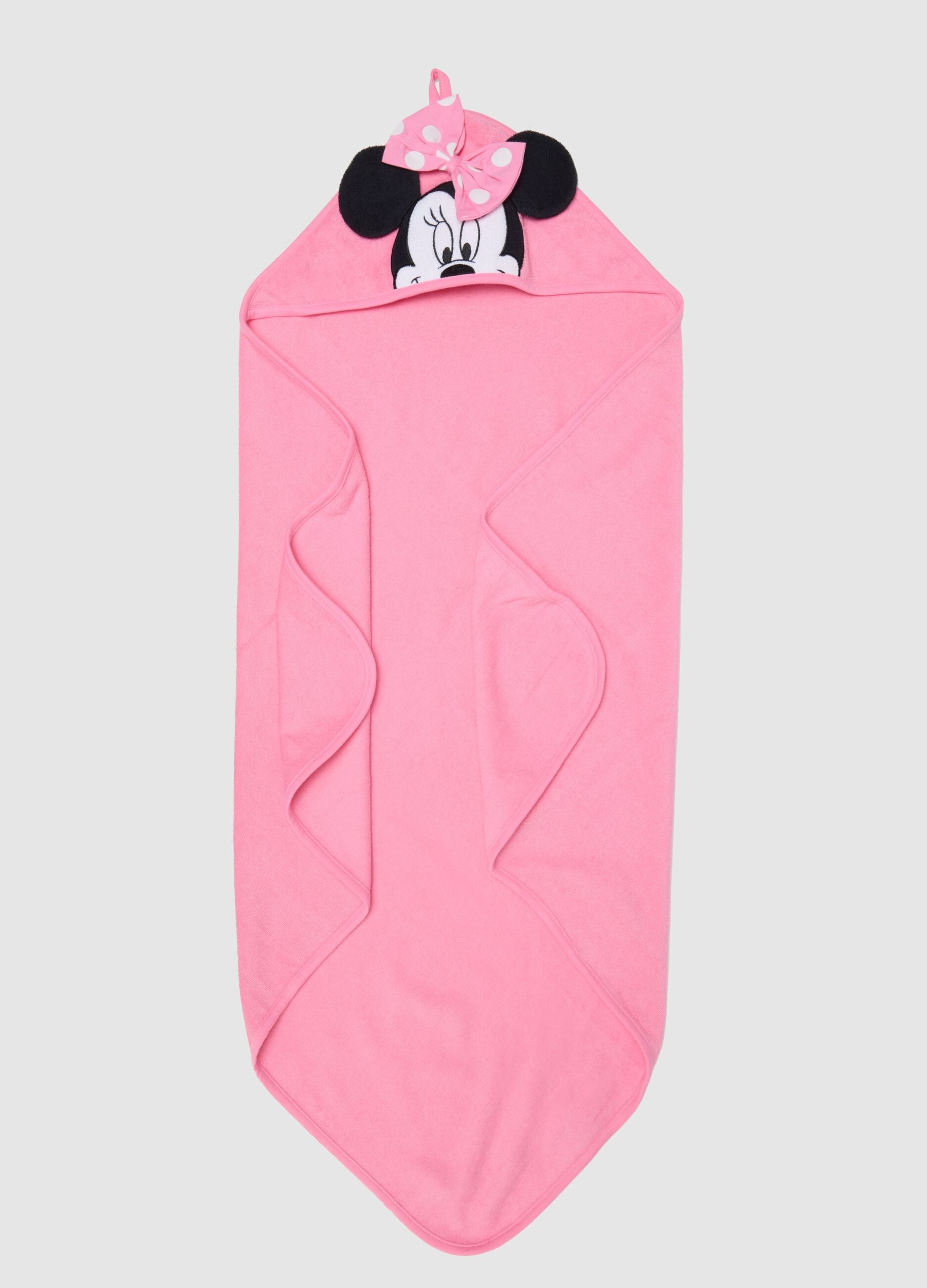 Baby Girl's Pink Cotton Blend Minnie Bathrobe