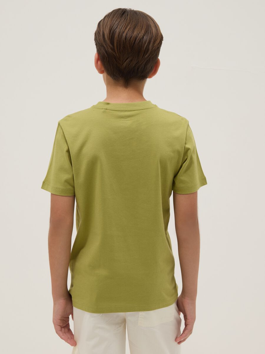 Green organic cotton short-sleeve T-shirt_2