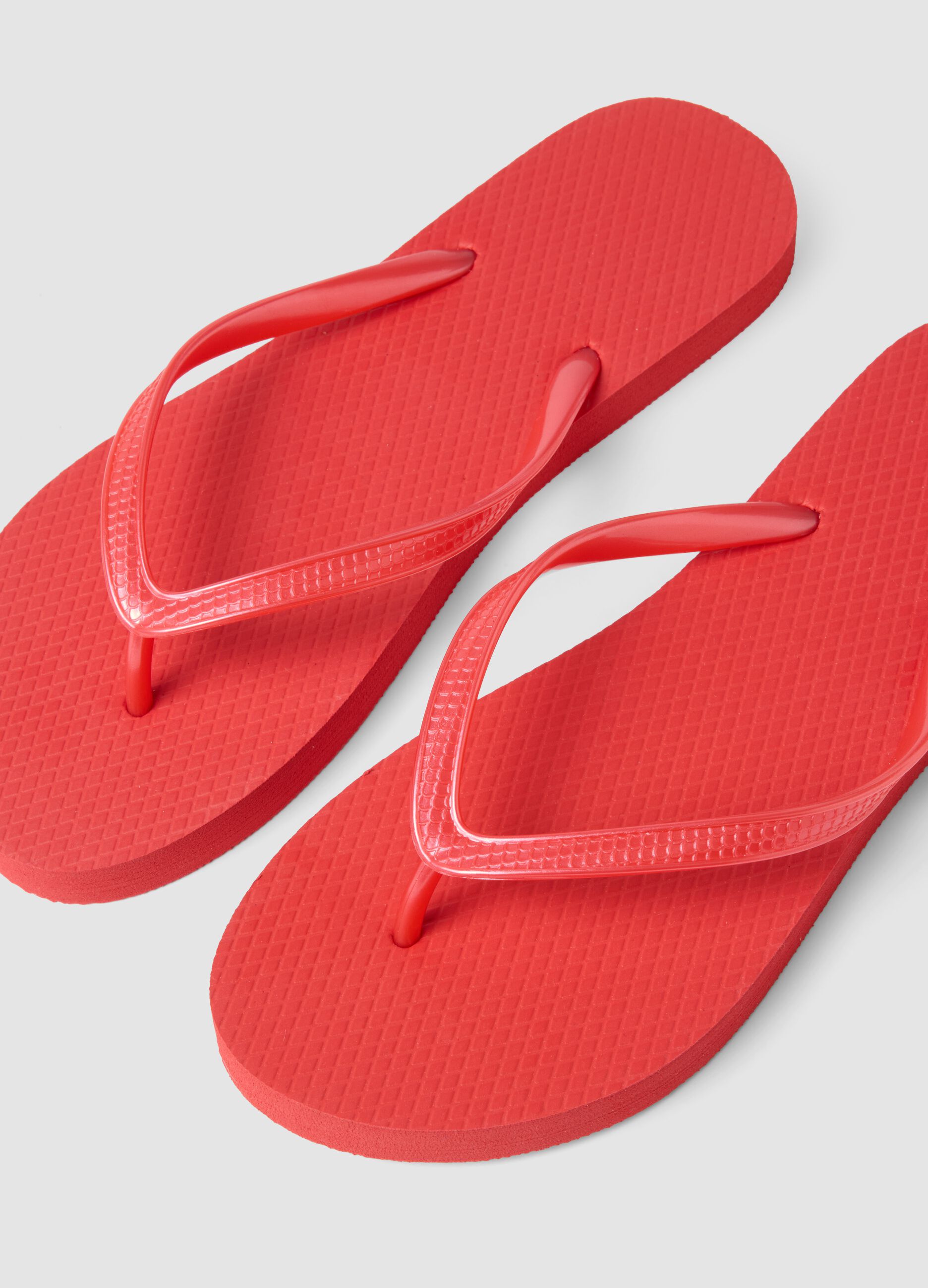 Classic red flip-flops