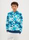 Tie Dye sweatshirt in French terry with hood_0