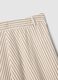 High-waisted skirt in pure cotton with multicolour stripes_5