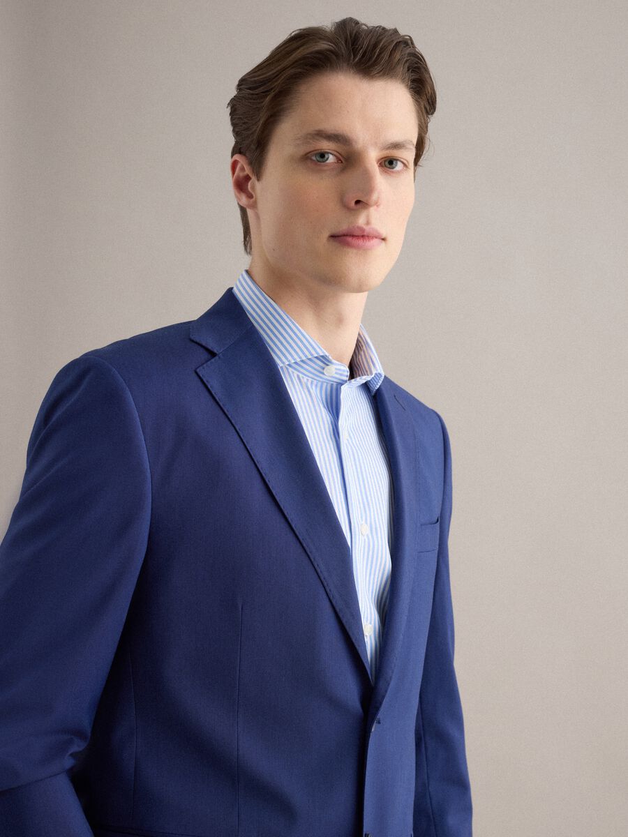 Blazer blu monopetto regular fit_3