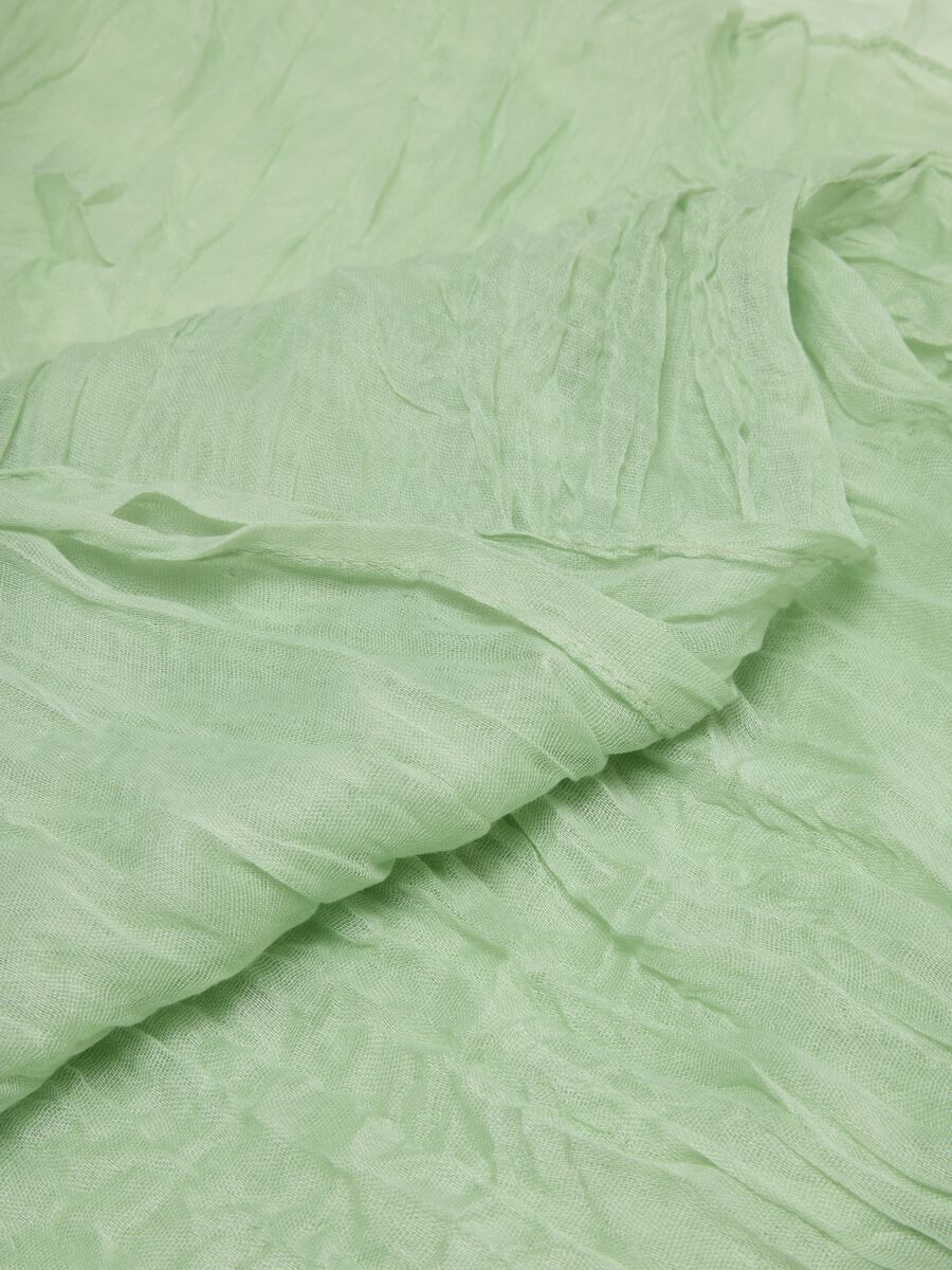 Green lightweight scarf regular fit_2