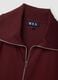 Red stretch-viscose sweatshirt with turtleneck, regular fit_2