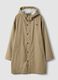 Impermeabile beige regular fit con zip_0