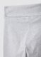 Girls&rsquo; grey flared leggings in stretchy organic cotton_5