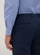 Blue check regular fit cotton blend shirt easy iron_3