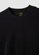 Black long sleeve cotton stretch regular fit t-shirt_5