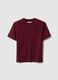 Red slim fit stretch cotton T-shirt_4