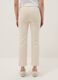 White Stretch Denim Cotton Bootcut Jeans_2
