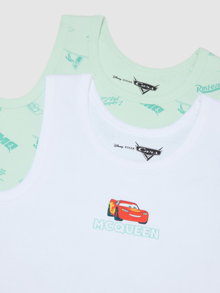 Two-pack multicolour pure cotton vests for children regular fit_2