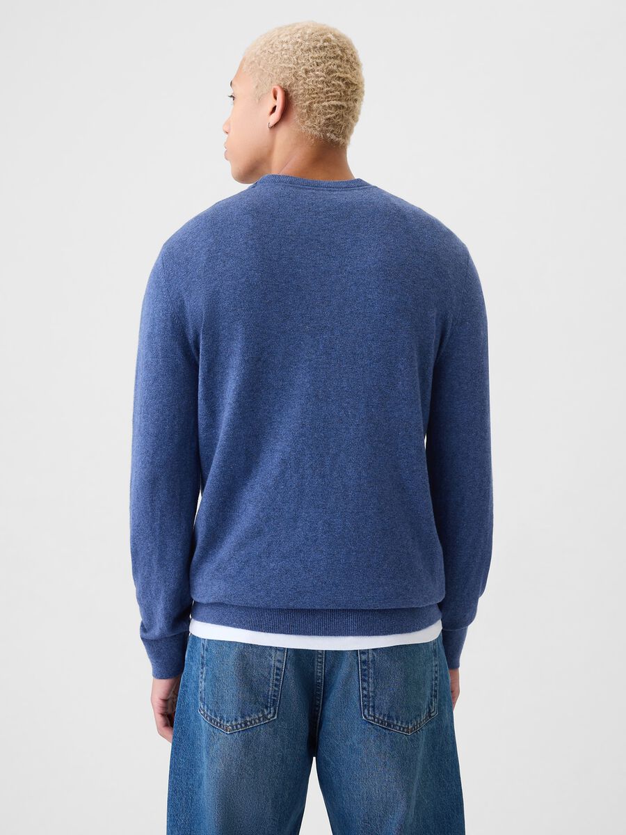 M&eacute;lange pullover with round neck_2
