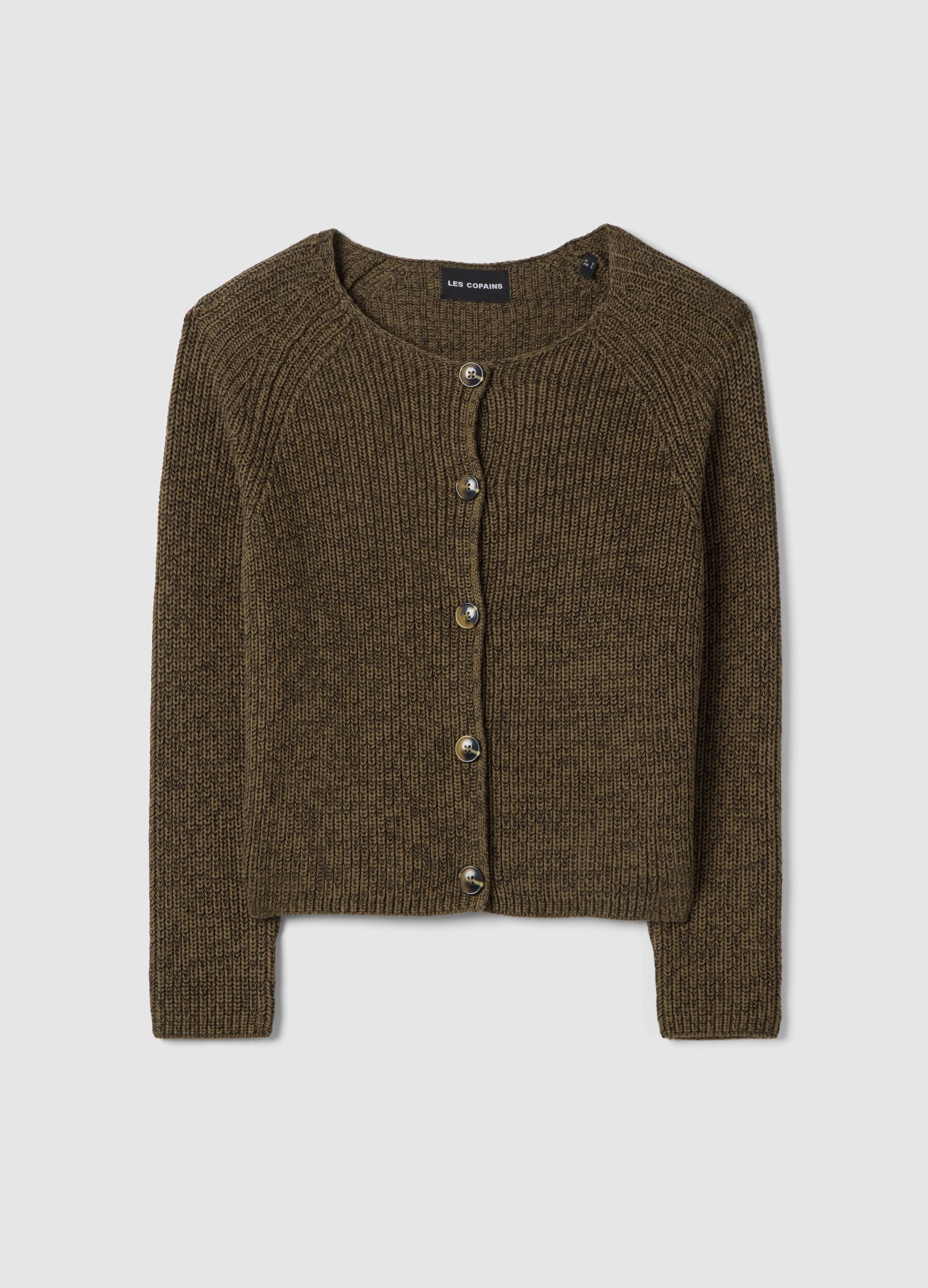 Brown pure cotton cardigan