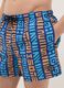 Multicolour geometric print swim shorts_3