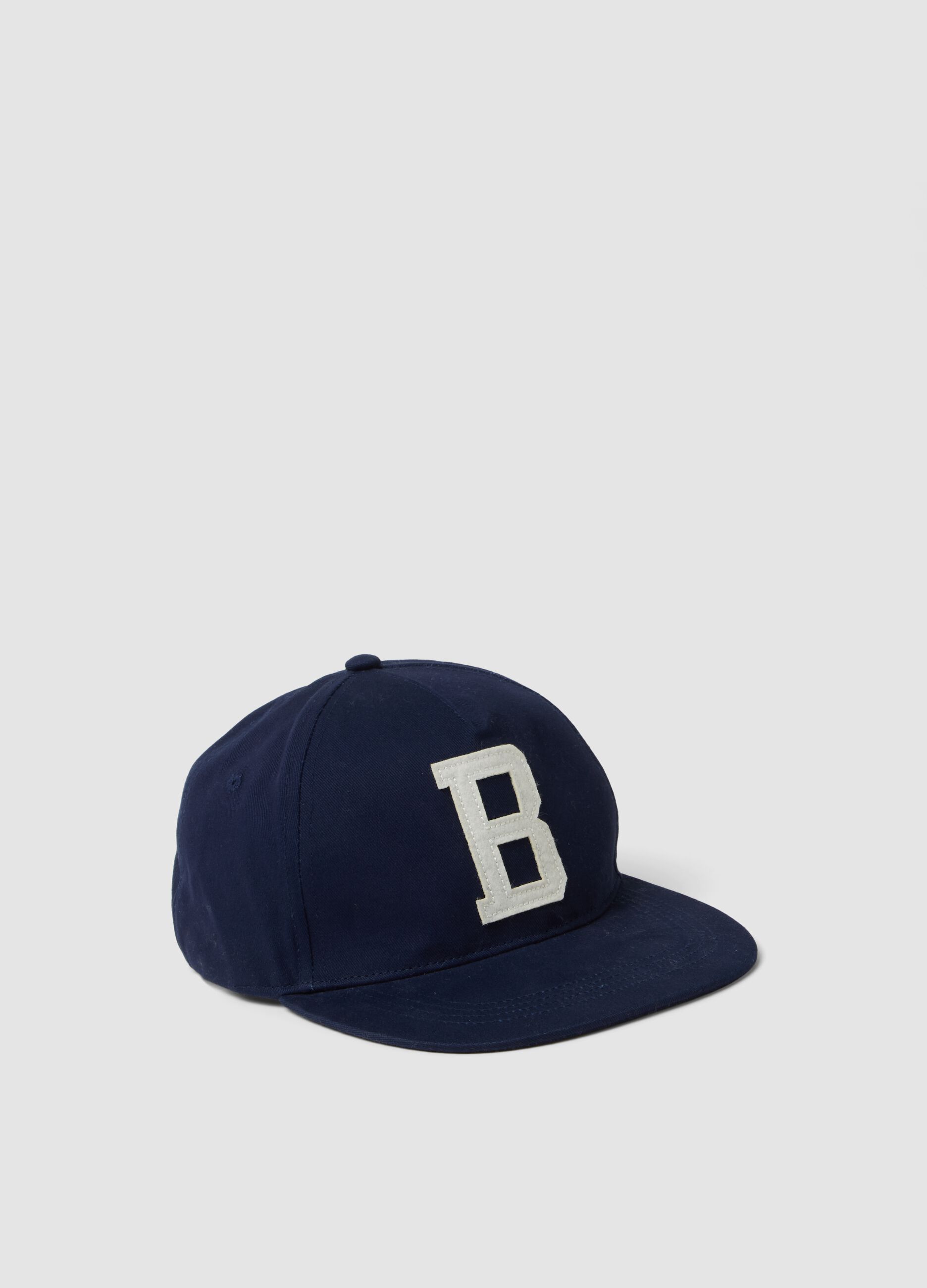 Blue cotton baseball cap