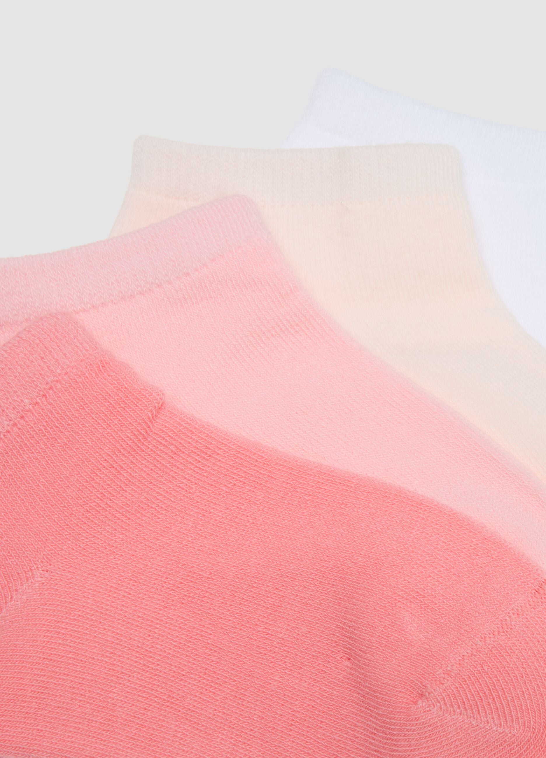 Girls&rsquo; multicolour short mixed-cotton socks multipack