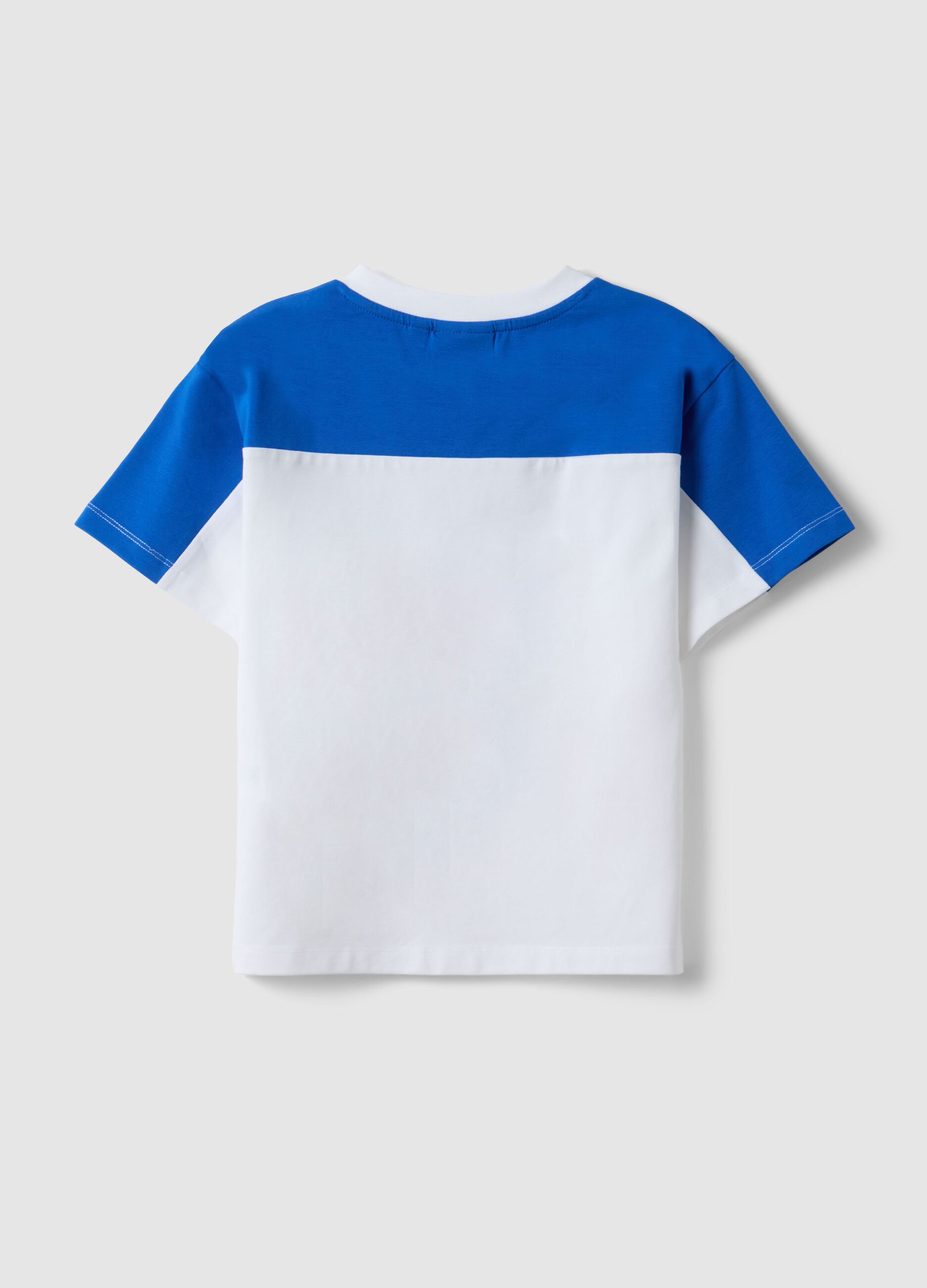 Children's regular fit multicolour stretch cotton T-shirt