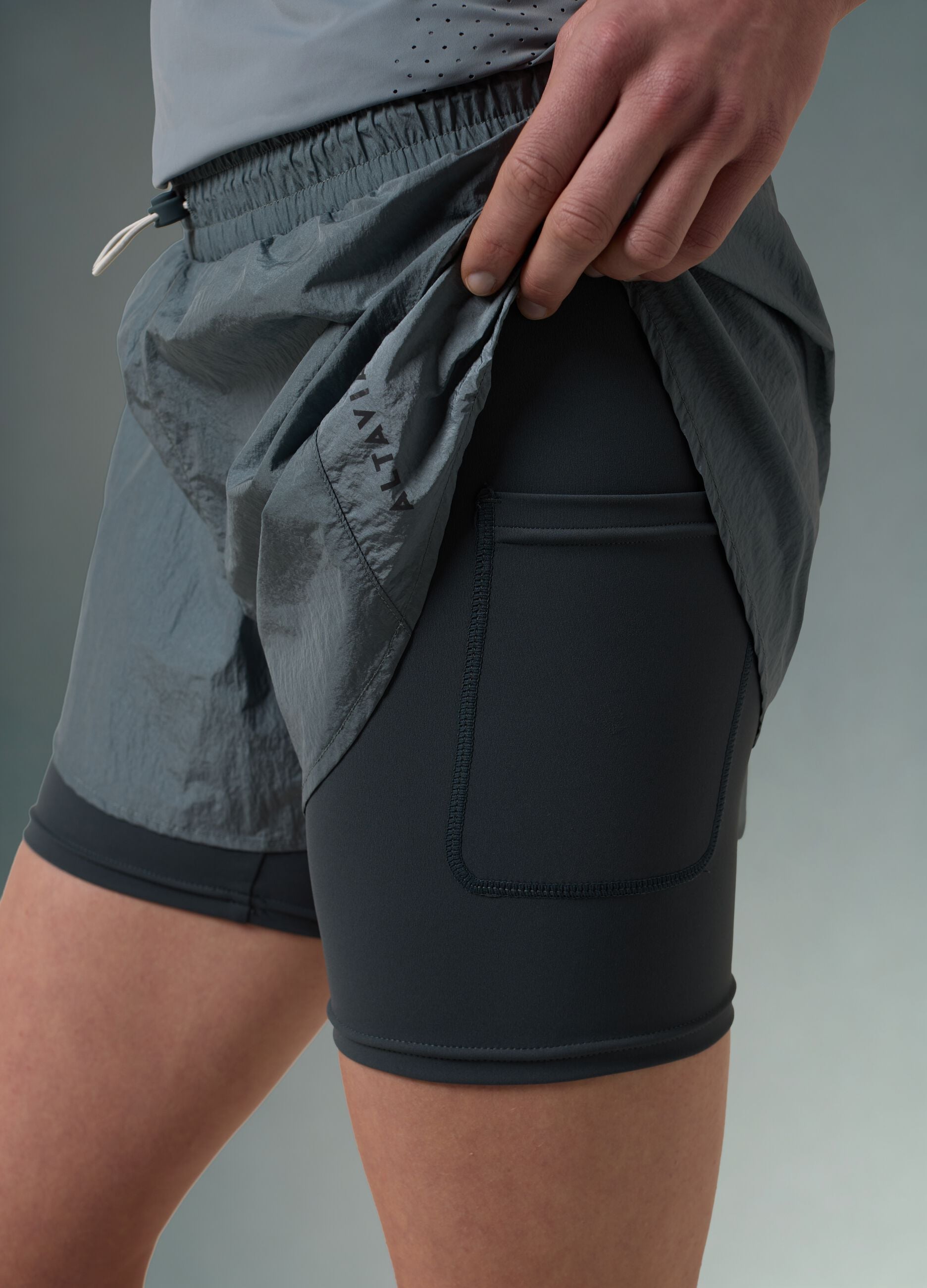 ALTAVIA RUNNING SHORTS WITH DEBORAH COMPAGNONI