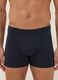 Pack of 2 blue midi boxer briefs in stretch Supima cotton_1