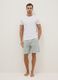Multicoloured striped pure cotton regular fit pyjama shorts_0