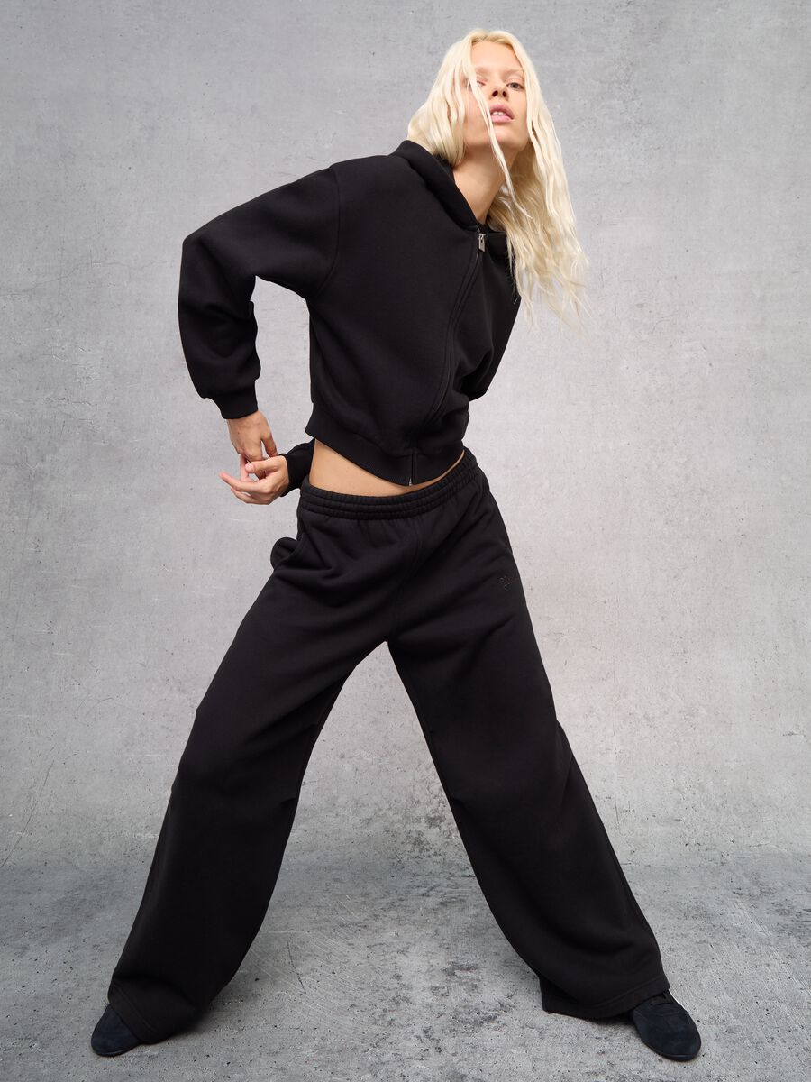 Black Flare Sweatpants_1