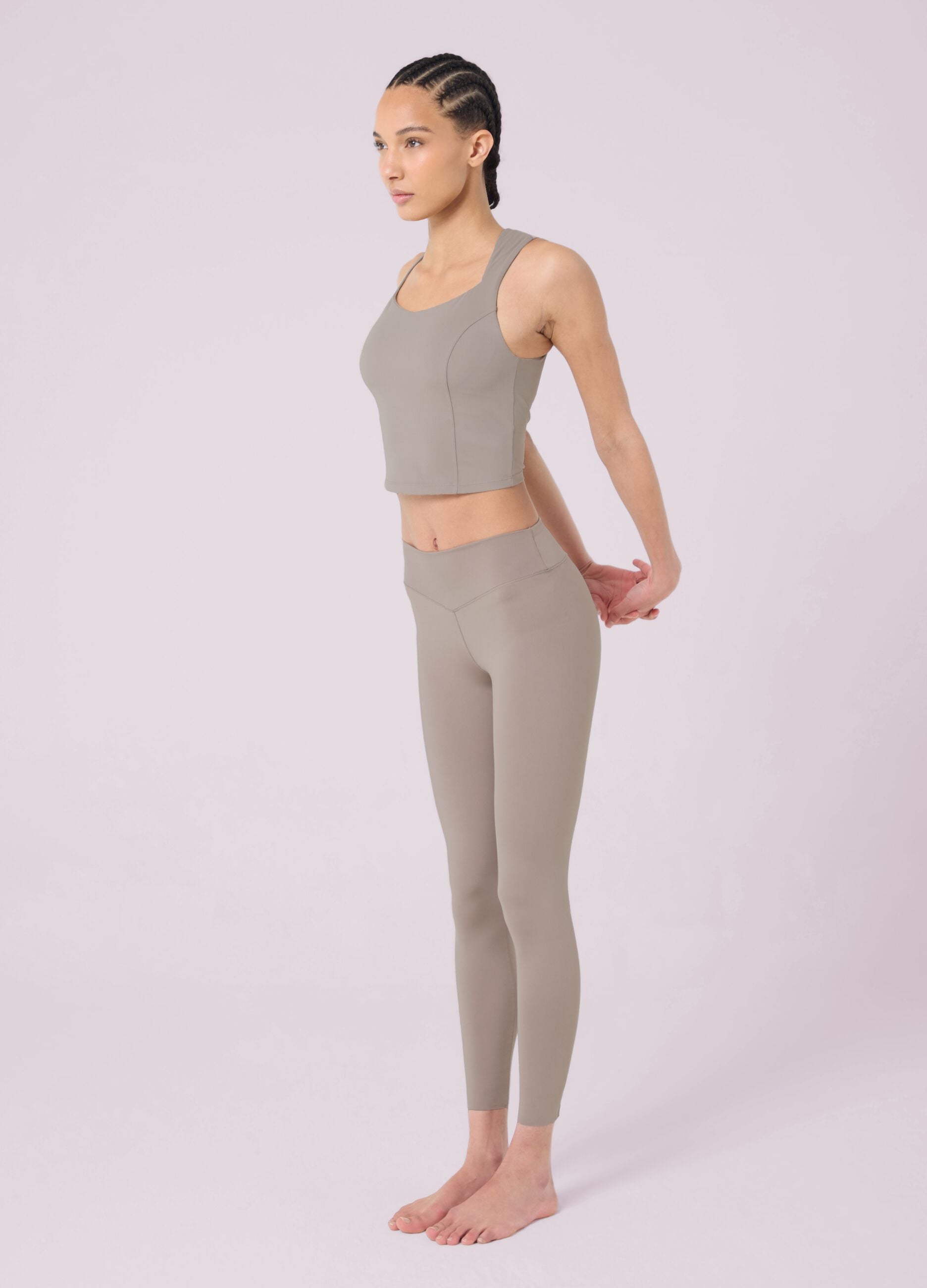 High-waisted leggings in stretch technical fabric ALTAVIA STUDIO