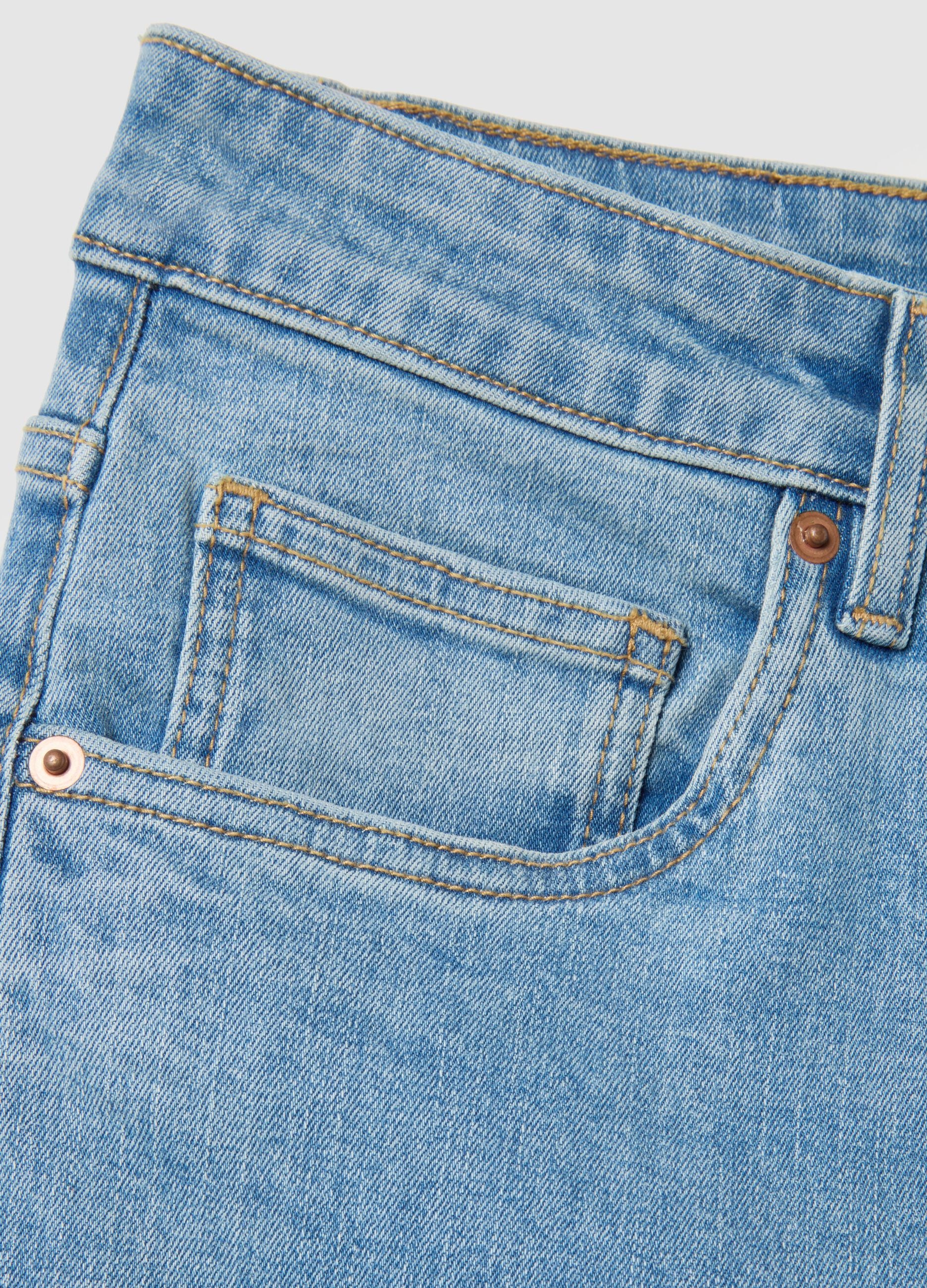 Blue slim fit denim jeans