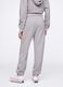 Grey joggers with drawstring and logo patch_2