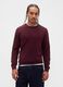 Purple Cotton Blend Sweater_0