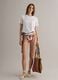 Brown braided belt with beads and decorative stones_3