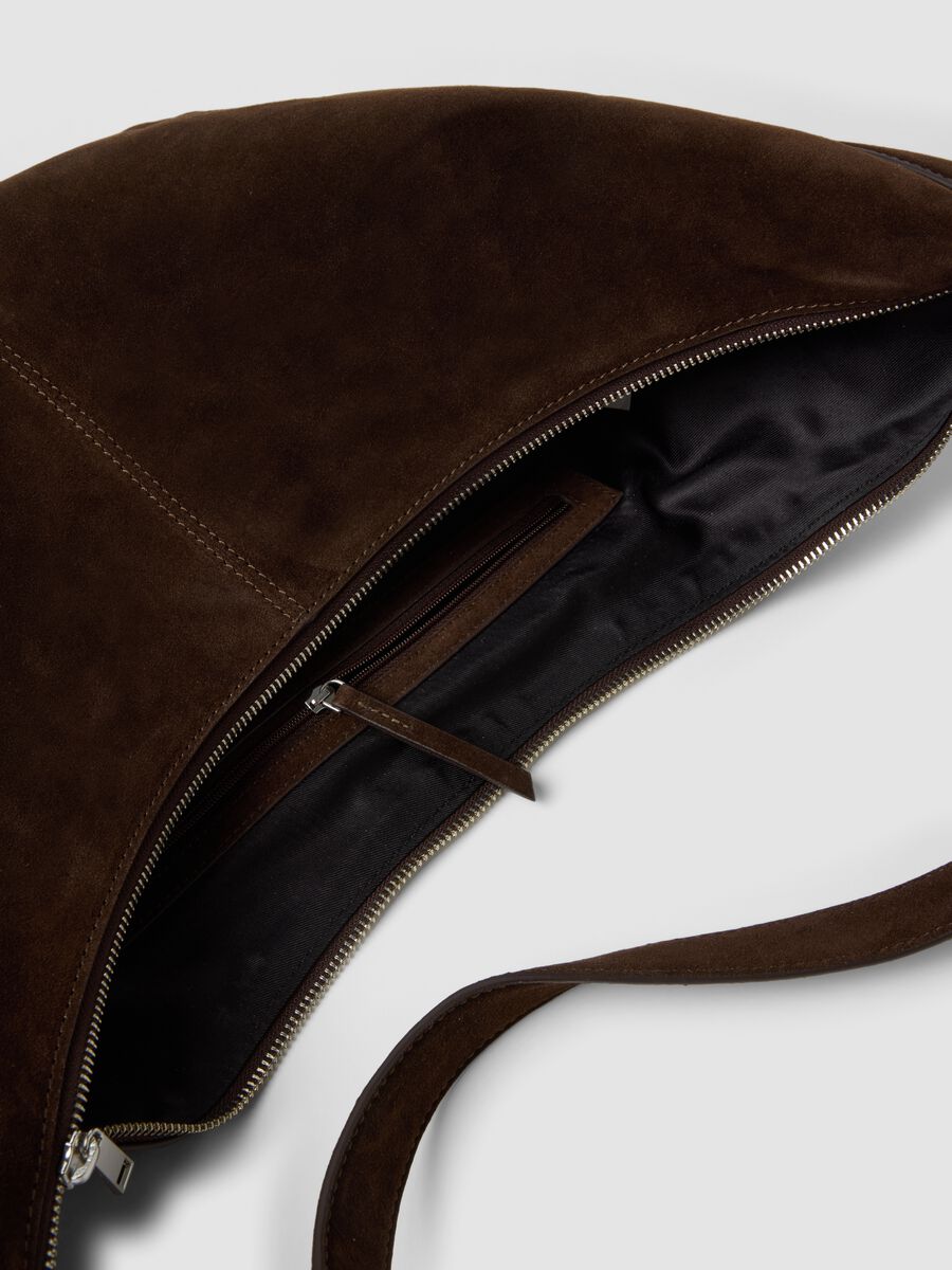Brown genuine leather shoulder bag_2