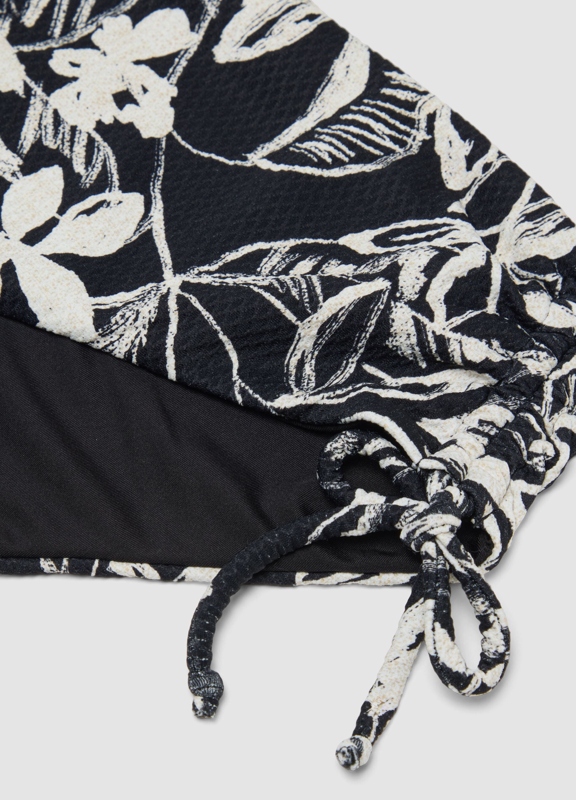 Multicolour stretch floral swim briefs