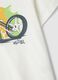 White pure cotton regular fit t-shirt for boys with print_3