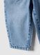 Jeans in denim blu in misto cotone regular fit per bimba_3