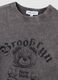 Grey pure cotton oversized T-shirt with teddy bear print_2