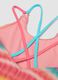 Girls&rsquo; multicolour striped stretchy one-piece swimsuit_2