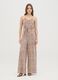 Women's jumpsuit in pure viscose multicolor wide fit_0