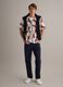 Multicolour regular-fit pure cotton shirt with floral print_1