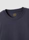 Grey long-sleeve crew-neck T-shirt in pure organic cotton_1
